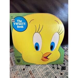Vintage A‎ Golden Shape Book The Tweety Book Warner Bros Looney Tunes 1976 Kids